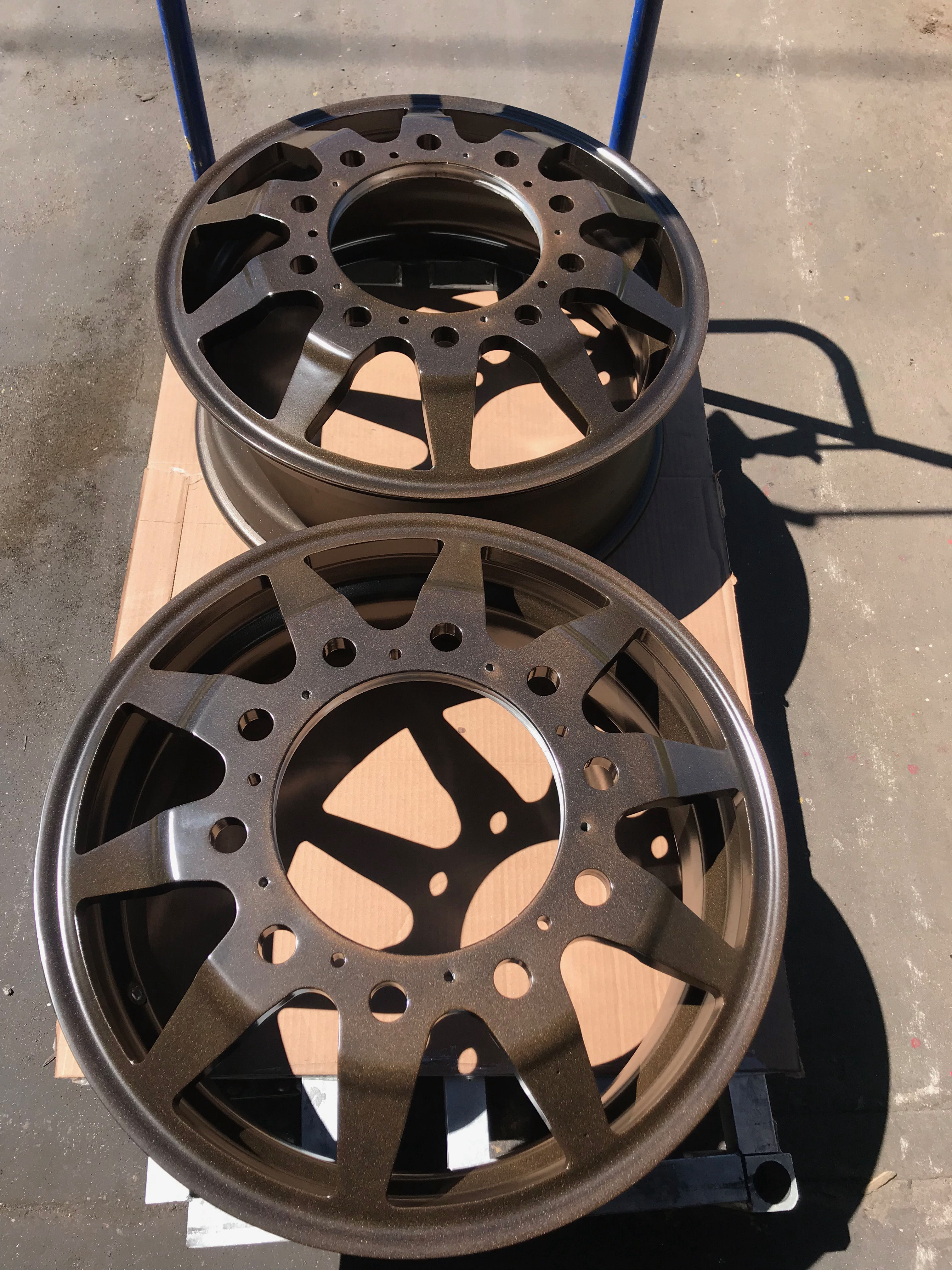 powder coated rims